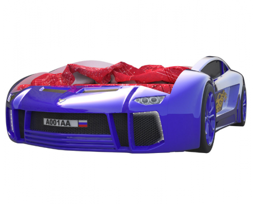 Кровать-машинка ''Ламба Next'' с подъёмным механизмом и матрасом